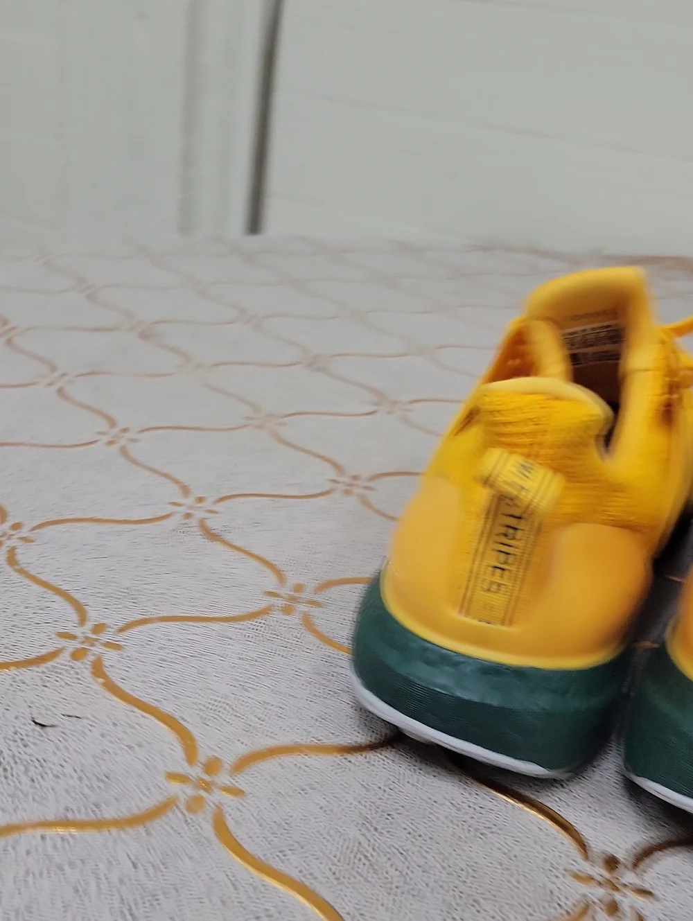 adidas Kids Bright Yellow Athletic Sneakers